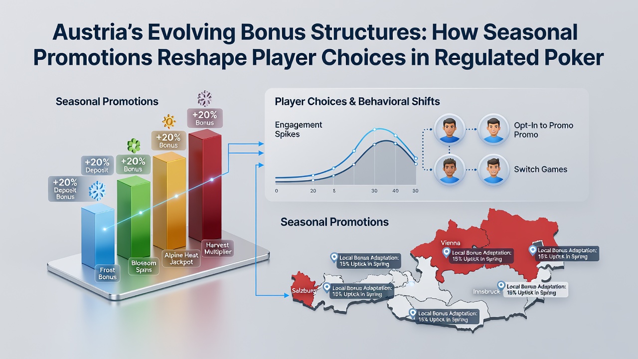 Seasonal promotional materials displayed on regulated Austrian gambling platforms